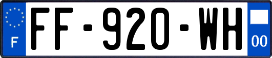FF-920-WH