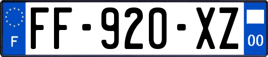 FF-920-XZ