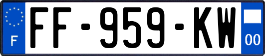 FF-959-KW