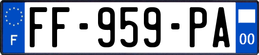 FF-959-PA