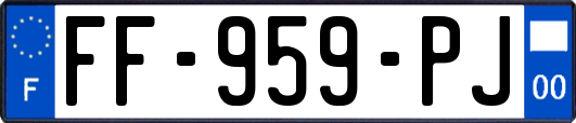 FF-959-PJ
