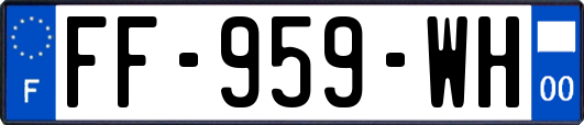 FF-959-WH