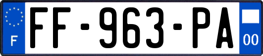 FF-963-PA
