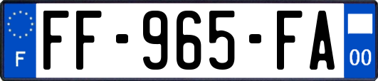 FF-965-FA