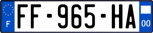 FF-965-HA