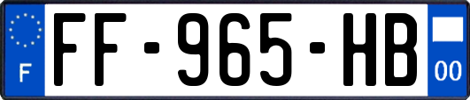 FF-965-HB