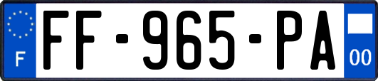 FF-965-PA