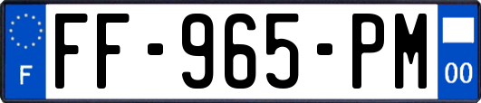 FF-965-PM