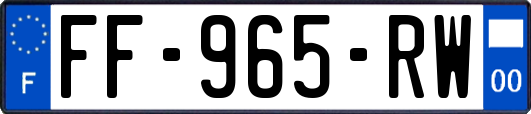 FF-965-RW