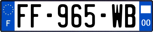 FF-965-WB