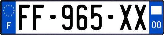 FF-965-XX
