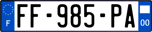 FF-985-PA