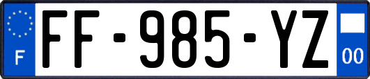 FF-985-YZ