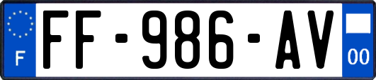 FF-986-AV