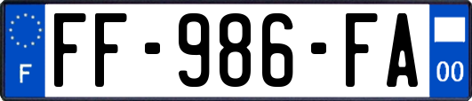 FF-986-FA