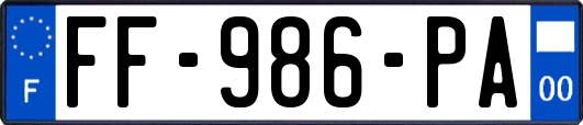 FF-986-PA