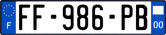FF-986-PB