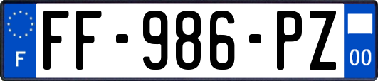 FF-986-PZ