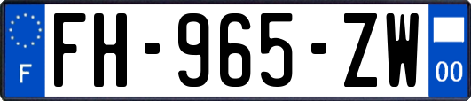 FH-965-ZW