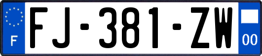 FJ-381-ZW