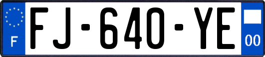 FJ-640-YE