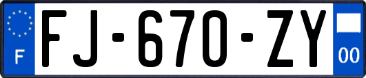 FJ-670-ZY