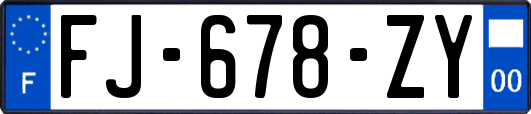 FJ-678-ZY