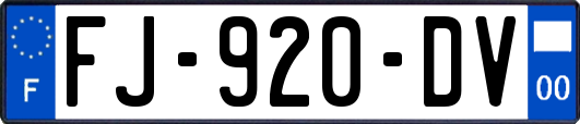 FJ-920-DV