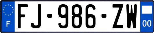 FJ-986-ZW