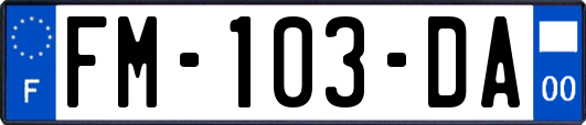FM-103-DA