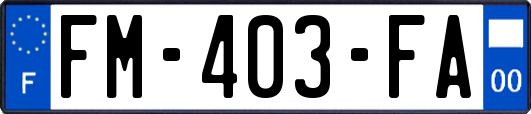 FM-403-FA