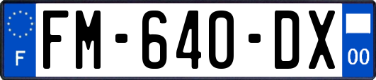 FM-640-DX