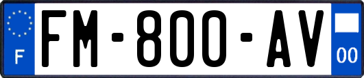 FM-800-AV