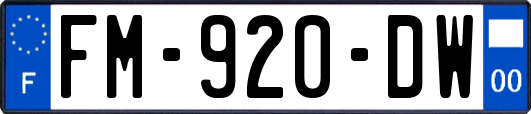 FM-920-DW