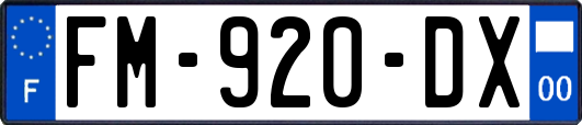 FM-920-DX