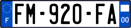 FM-920-FA