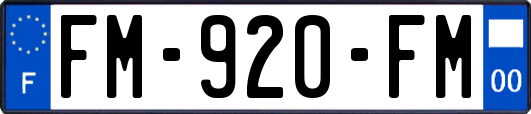 FM-920-FM