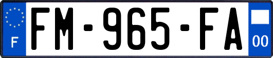 FM-965-FA