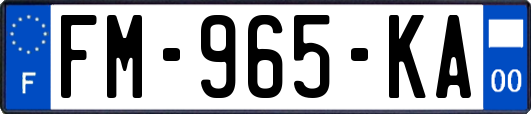 FM-965-KA