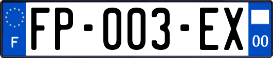 FP-003-EX