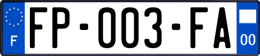 FP-003-FA