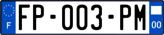 FP-003-PM