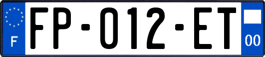 FP-012-ET