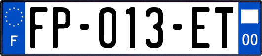 FP-013-ET