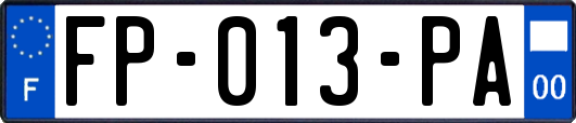 FP-013-PA