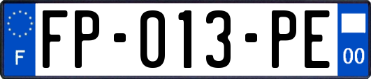 FP-013-PE
