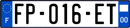 FP-016-ET