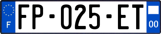 FP-025-ET