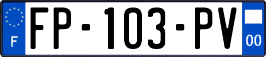 FP-103-PV