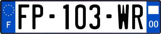 FP-103-WR